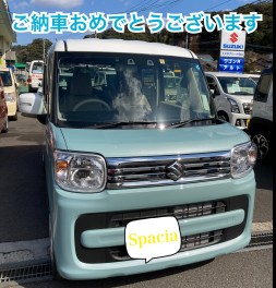 新型スペーシア納車！！